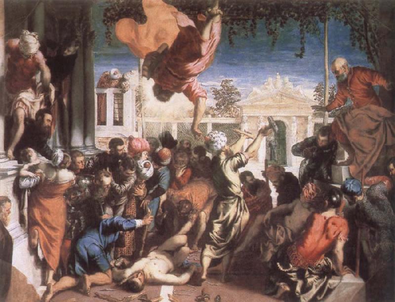 TINTORETTO, Jacopo The Miracle of St Mark Freeing the Slave oil painting picture
